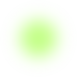 Green glow circle